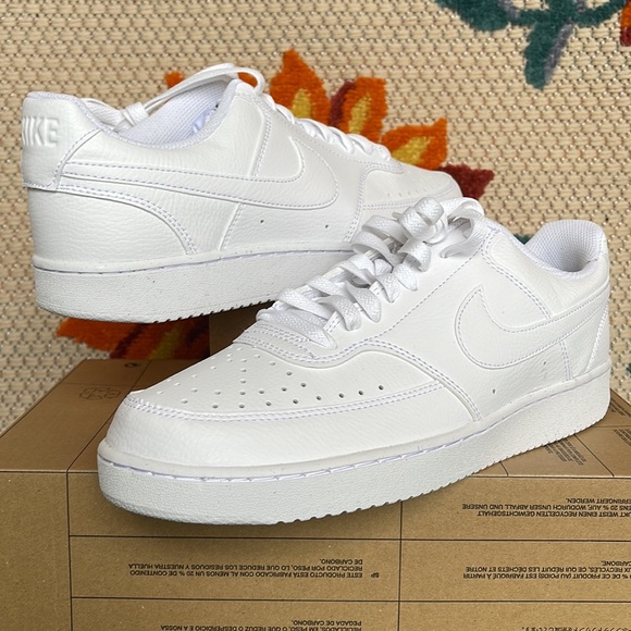 Nike Court Vision Low NEXT NATURE ‘Triple White’ Men’s sneakers - athletic shoes - Picture 7 of 16